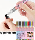 Nail Art Pens Set of 12 Colors yzatrg-dh