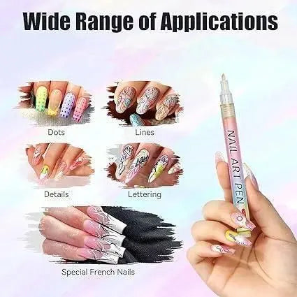 Nail Art Pens Set of 12 Colors yzatrg-dh