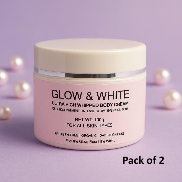Glow & White Body Cream 100gm Each (Pack of 2) yzatrg-dh