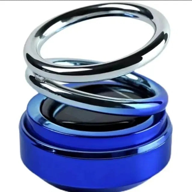 Metallic Double Spring Solar Perfume! Enjoy fresh scent and style with the Solar Rotating Dashboard 19357