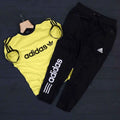 Adidas summer tracksuit (Yellow & Black)