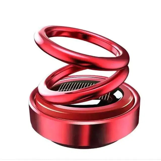 Metallic Double Spring Solar Perfume! Enjoy fresh scent and style with the Solar Rotating Dashboard 19357